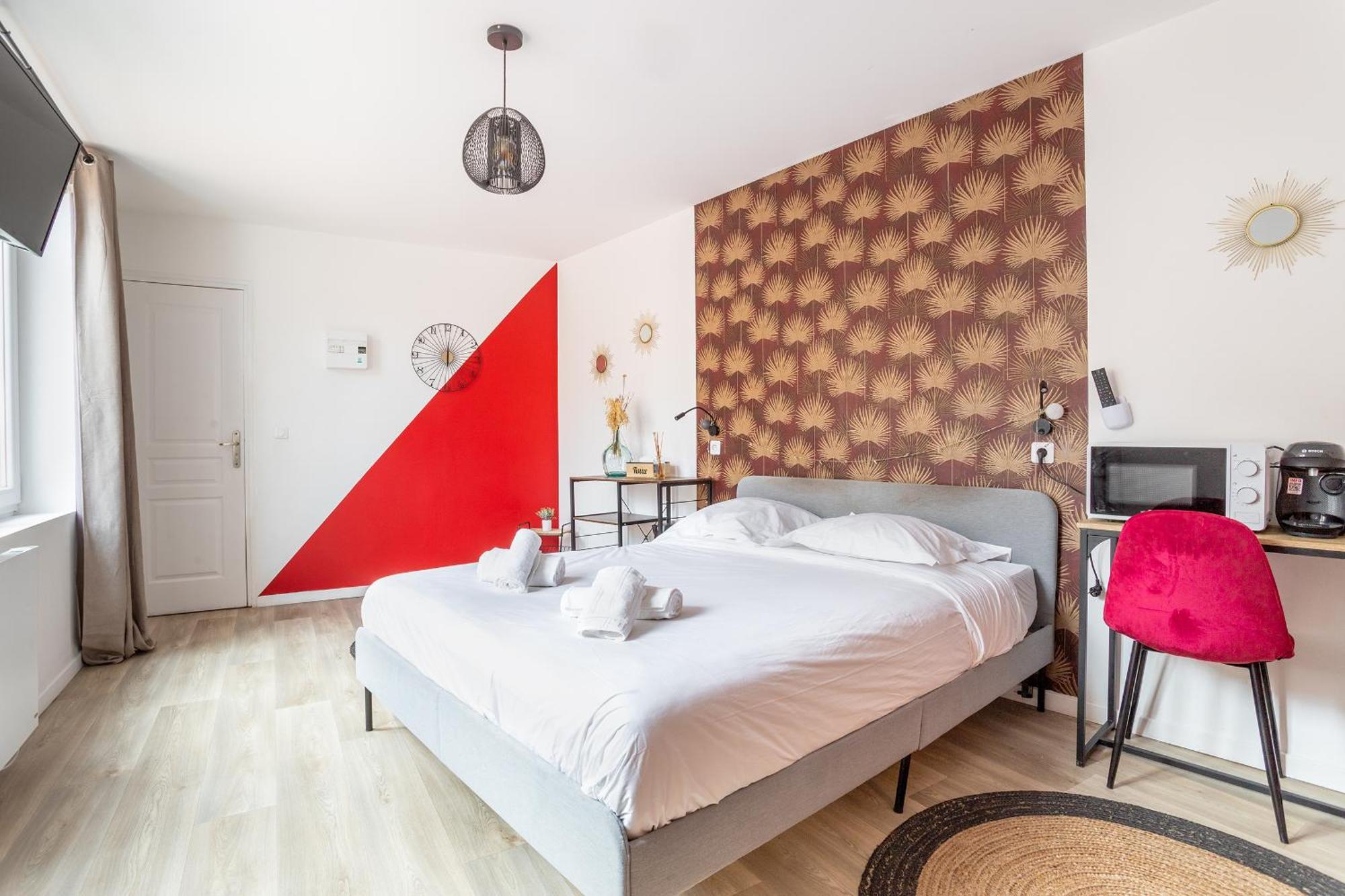 S&K Suite Grande Rue Roubaix - Chambre Spacieuse Et Sdb Privee - Netflix Et Cuisine Eksteriør bilde